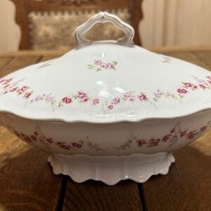 Vintage Carl Tielsch  covered serving dish , made in Germany